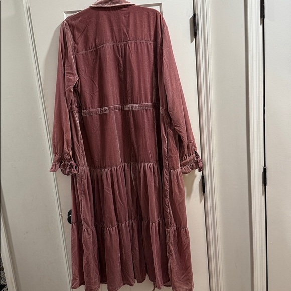 We The Free Bella Donna Duster in Mauve (Pink), size Large - Picture 9 of 10
